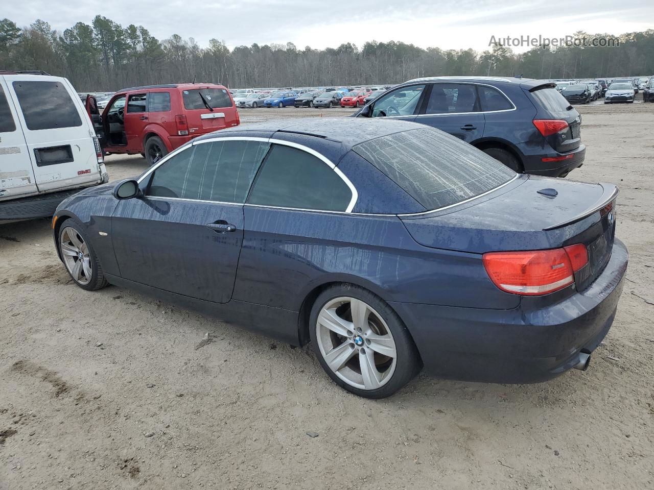 2008 Bmw 335 I Blue vin: WBAWL735X8PX56923