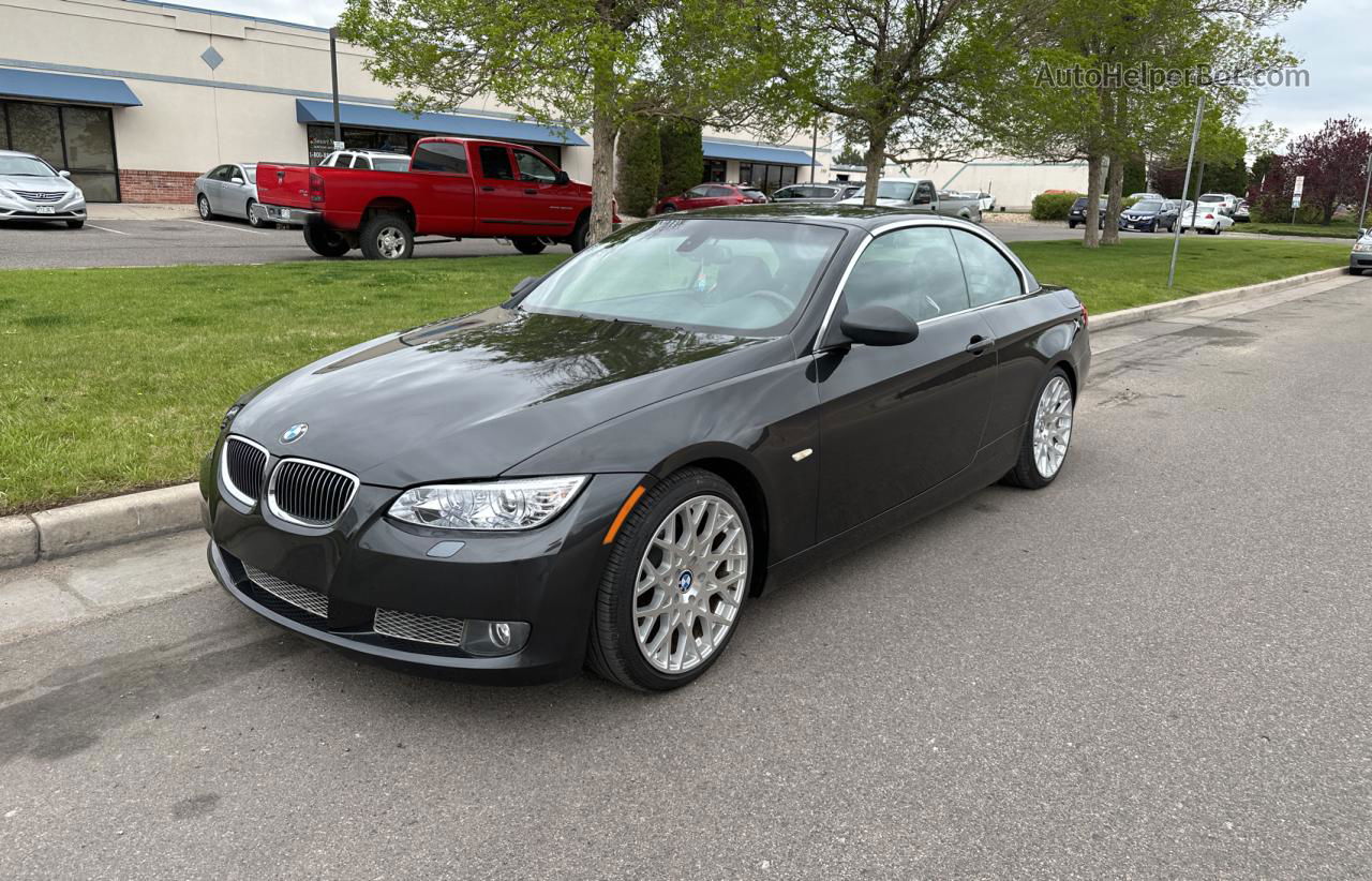 2008 Bmw 328 I Sulev Gray vin: WBAWR33508P151574