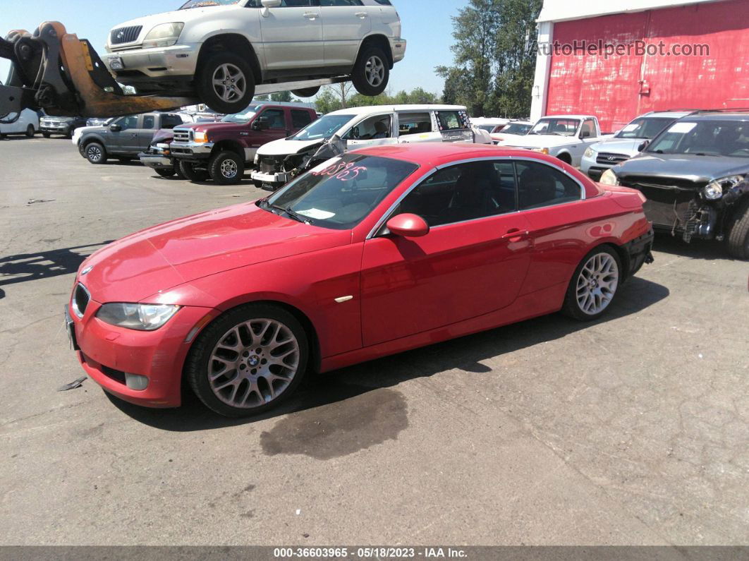 2008 Bmw 3 Series 328i Red vin: WBAWR33508P153065