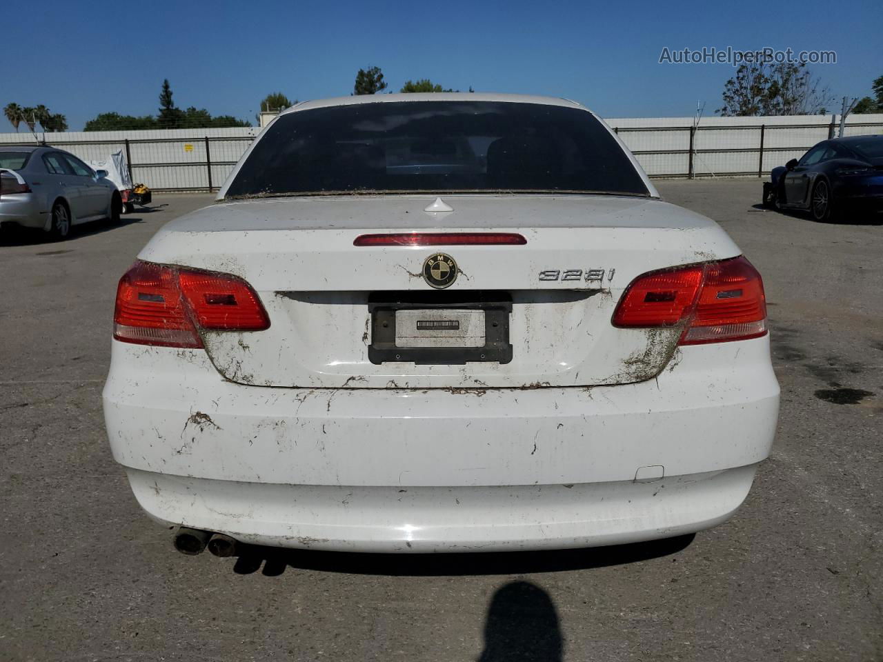 2008 Bmw 328 I Sulev White vin: WBAWR33518P152877