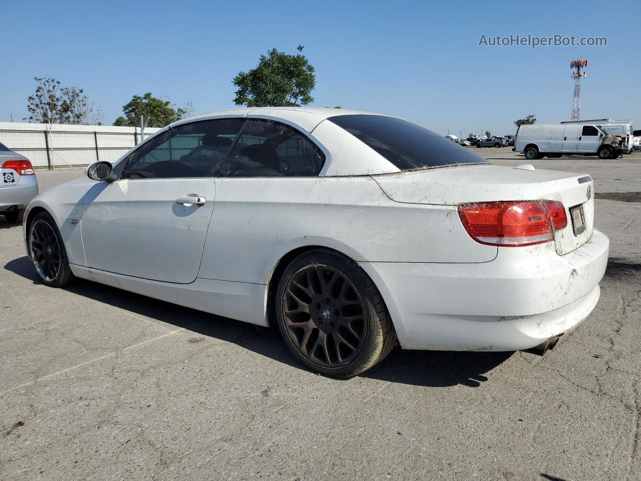 2008 Bmw 328 I Sulev White vin: WBAWR33518P152877