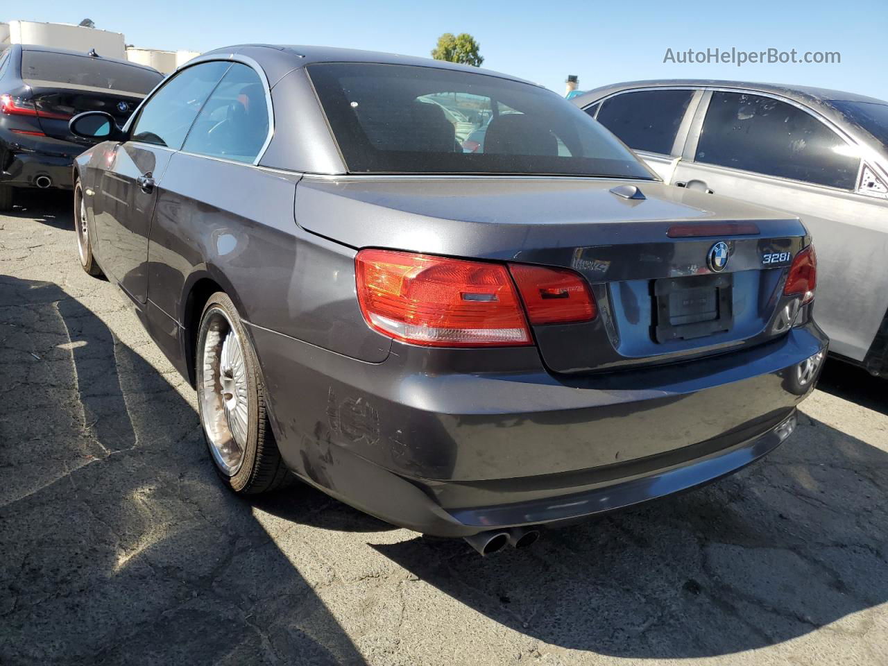 2008 Bmw 328 I Sulev Серый vin: WBAWR33528P153441