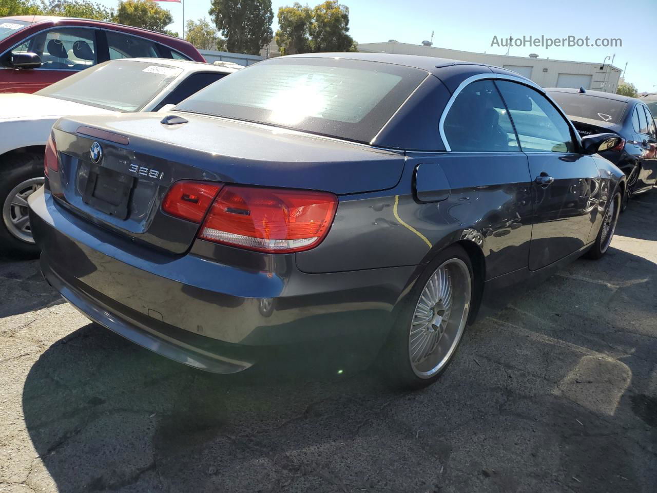 2008 Bmw 328 I Sulev Gray vin: WBAWR33528P153441