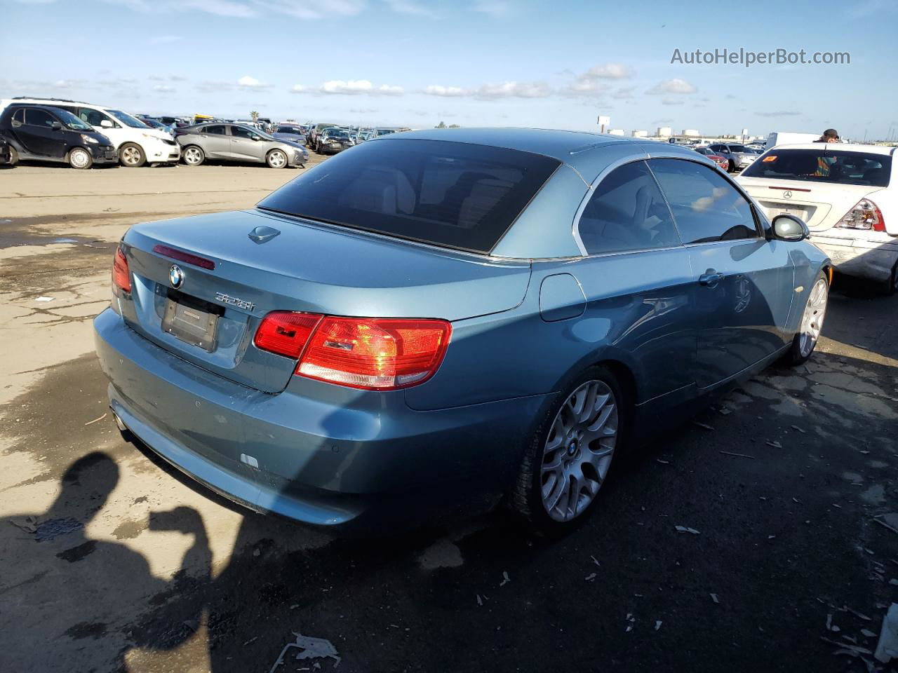 2008 Bmw 328 I Sulev Turquoise vin: WBAWR33548P151268