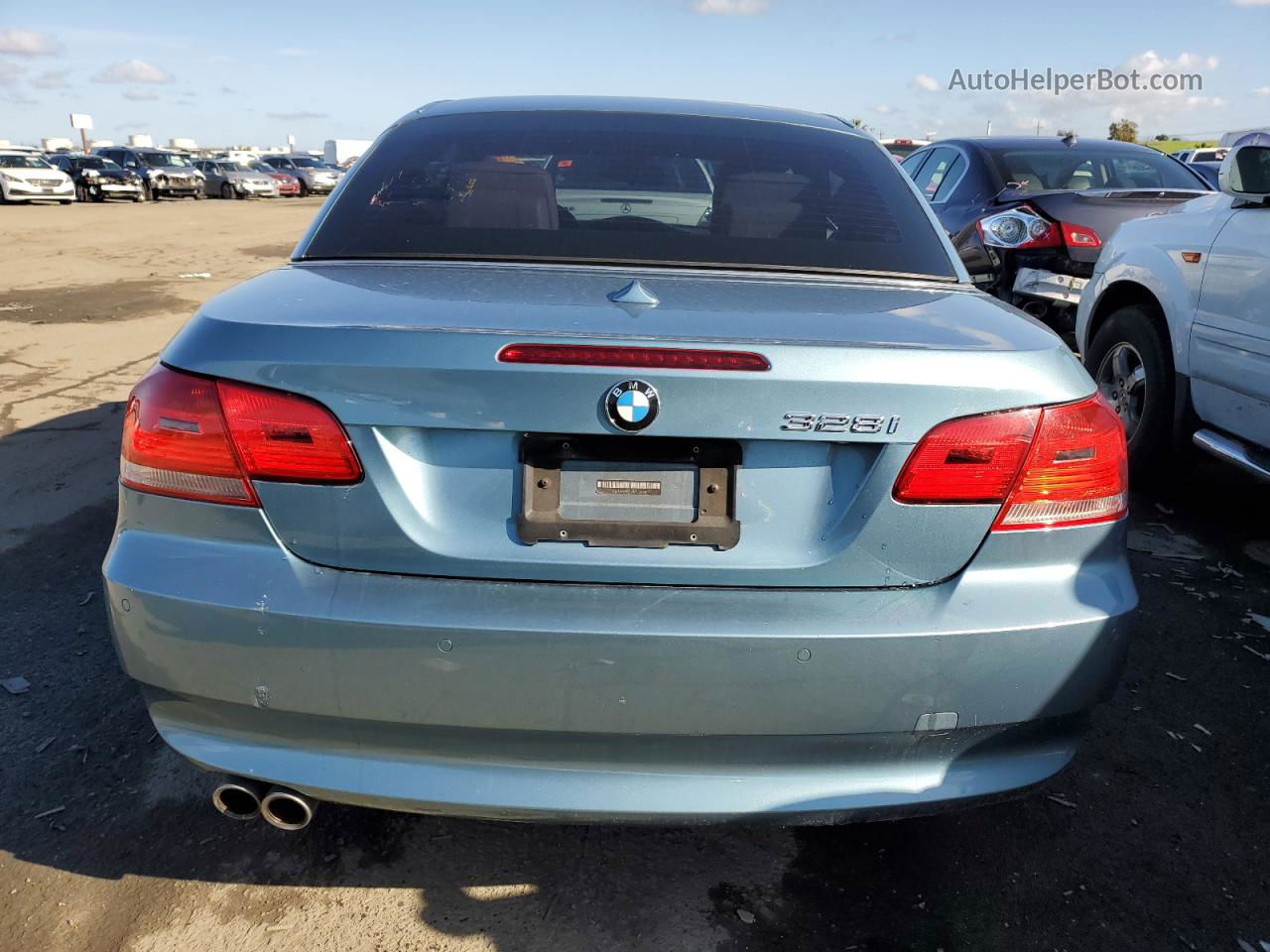 2008 Bmw 328 I Sulev Turquoise vin: WBAWR33548P151268