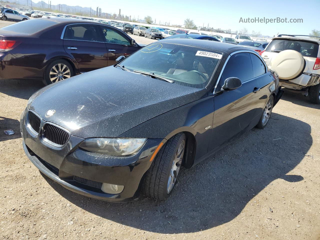 2008 Bmw 328 I Sulev Черный vin: WBAWR33548P154168