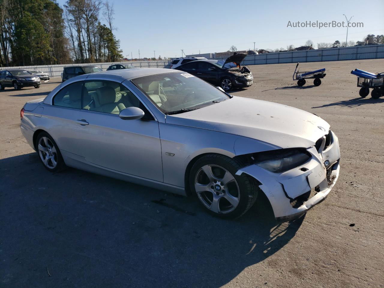 2008 Bmw 328 I Sulev Серебряный vin: WBAWR33568P152115