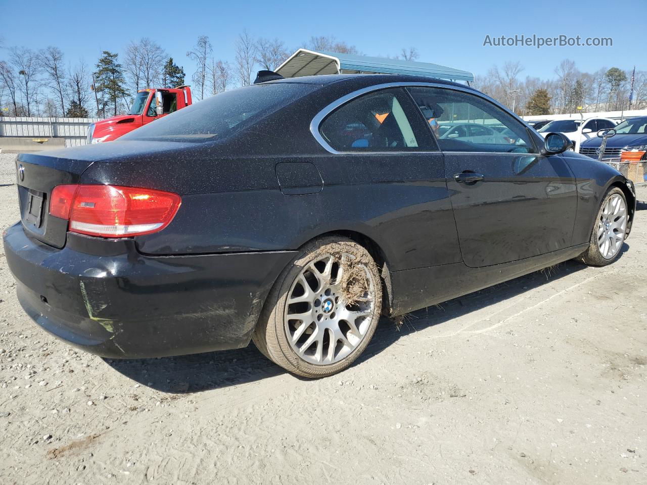 2008 Bmw 328 I Sulev Черный vin: WBAWV13558PG07393