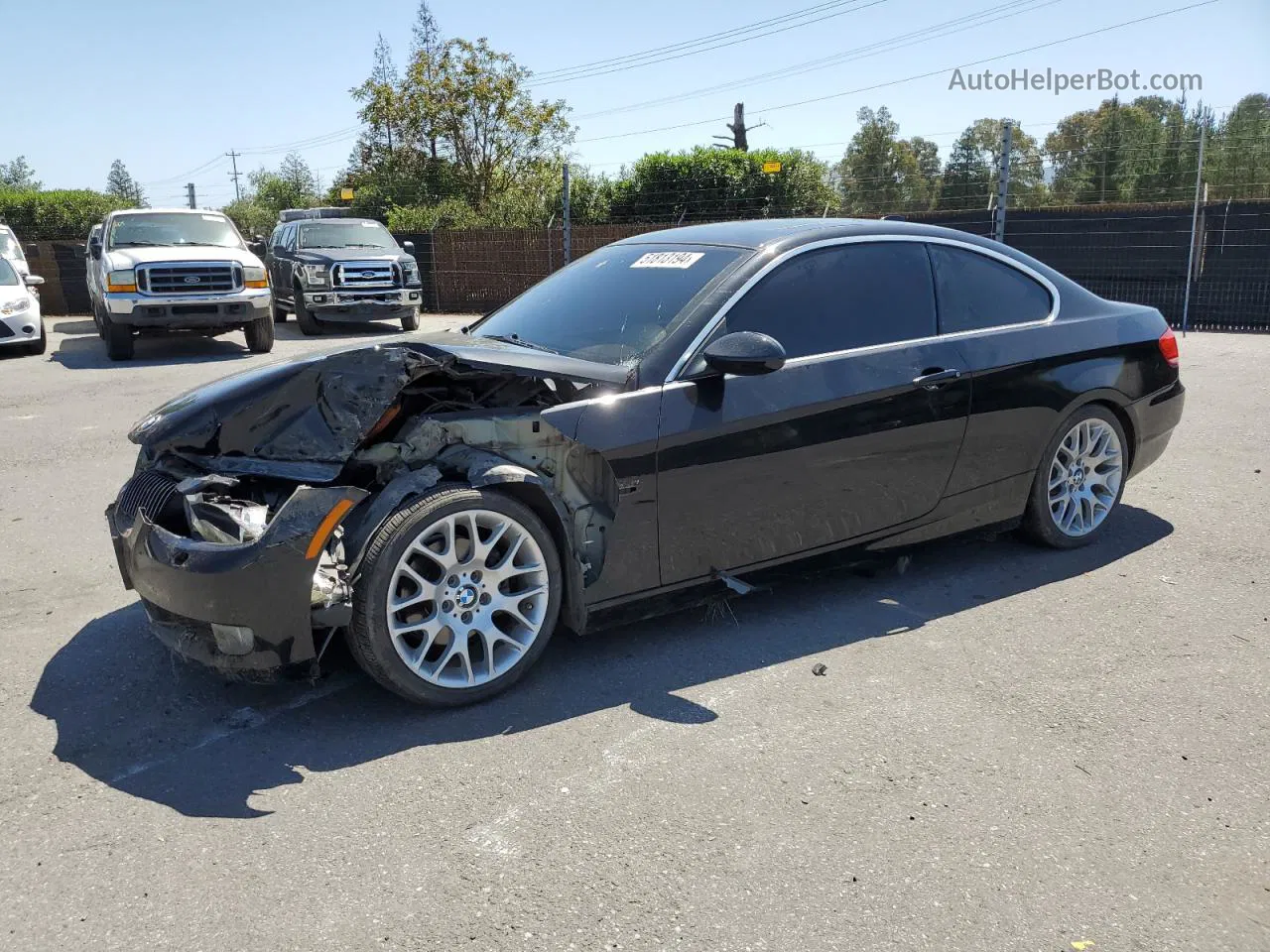 2008 Bmw 328 I Sulev Black vin: WBAWV13588P120721