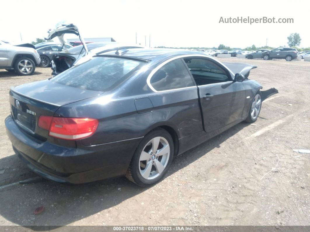 2008 Bmw 3 Series 328i Black vin: WBAWV13598P119805