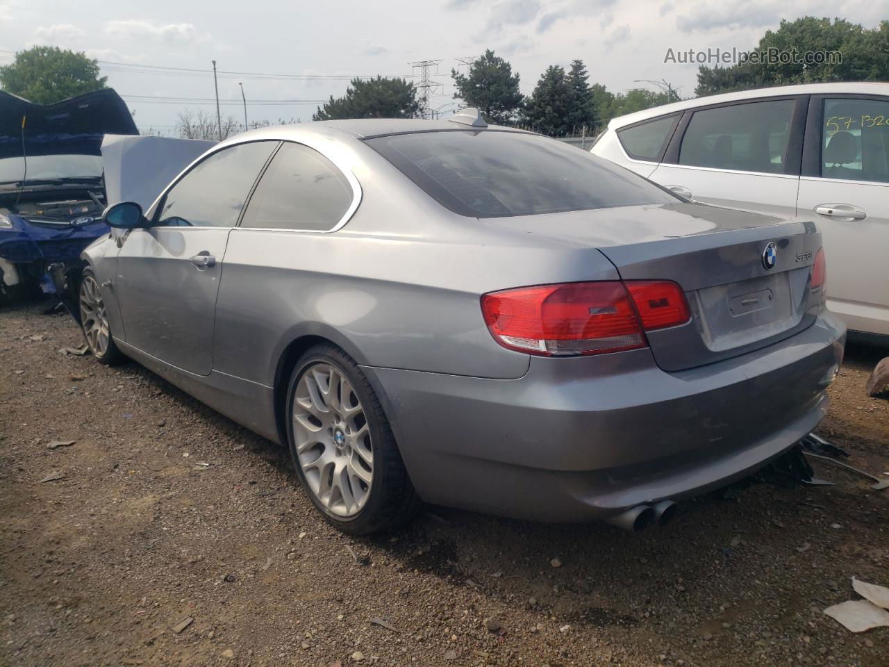 2008 Bmw 328 I Sulev Gray vin: WBAWV13598P120825