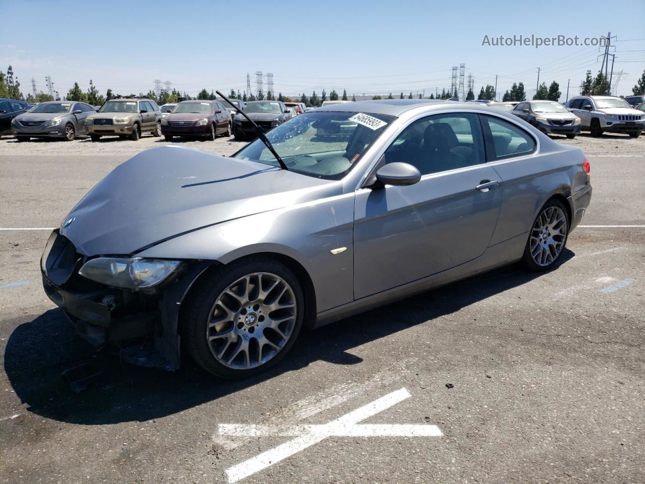 2008 Bmw 328 I Sulev Silver vin: WBAWV135X8P118405