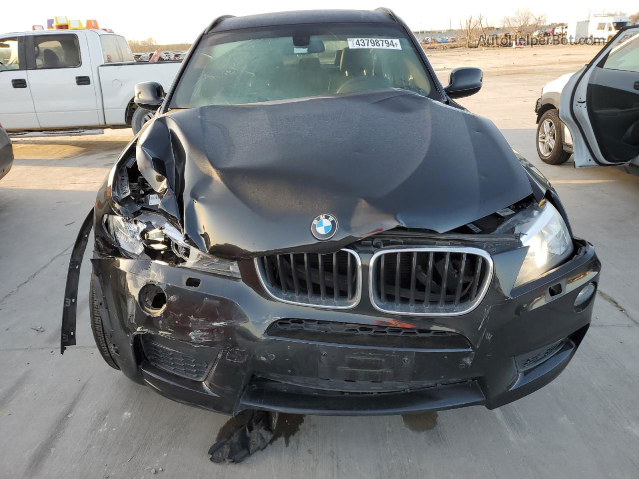 2013 Bmw X3 Black vin: WBAWY3105D0F05086