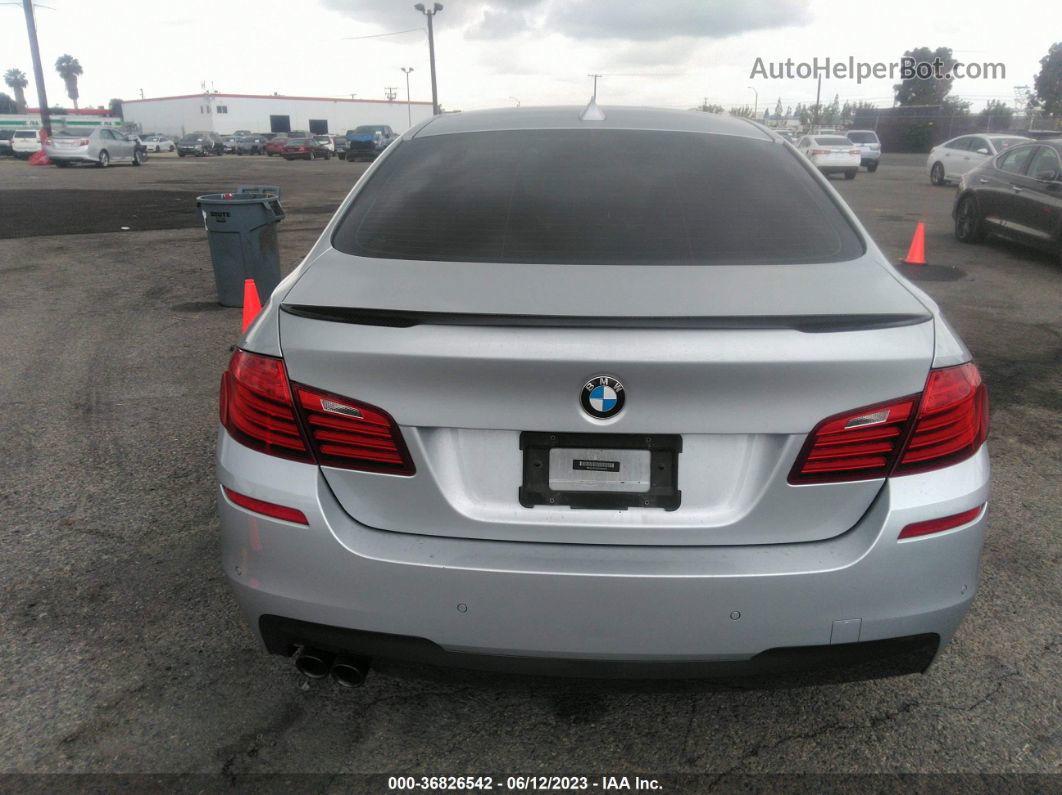 2014 Bmw 5 Series 535d Silver vin: WBAXA5C53ED689299