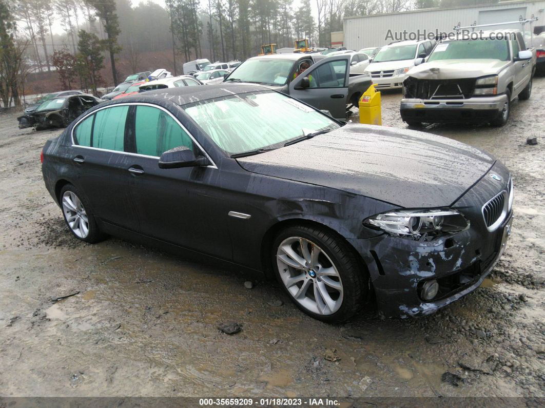 2016 Bmw 5 Series 535d Blue vin: WBAXA5C55GG042145