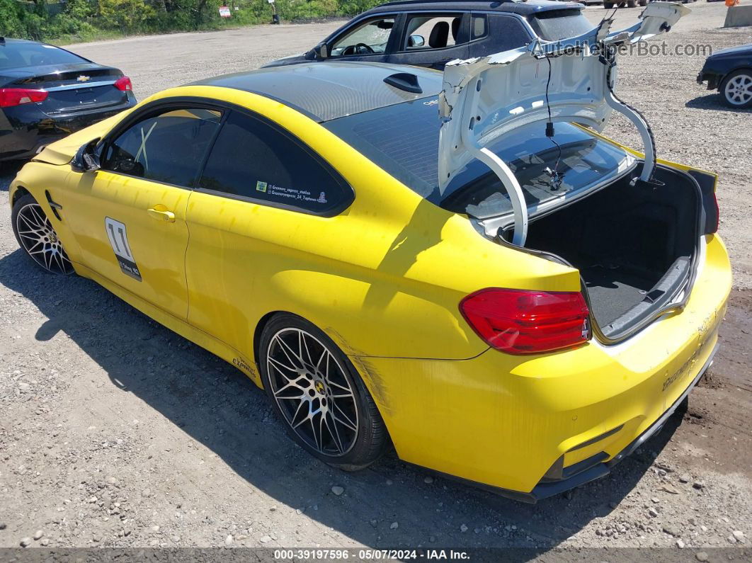 2015 Bmw M4   Yellow vin: WBS3R9C50FK329771