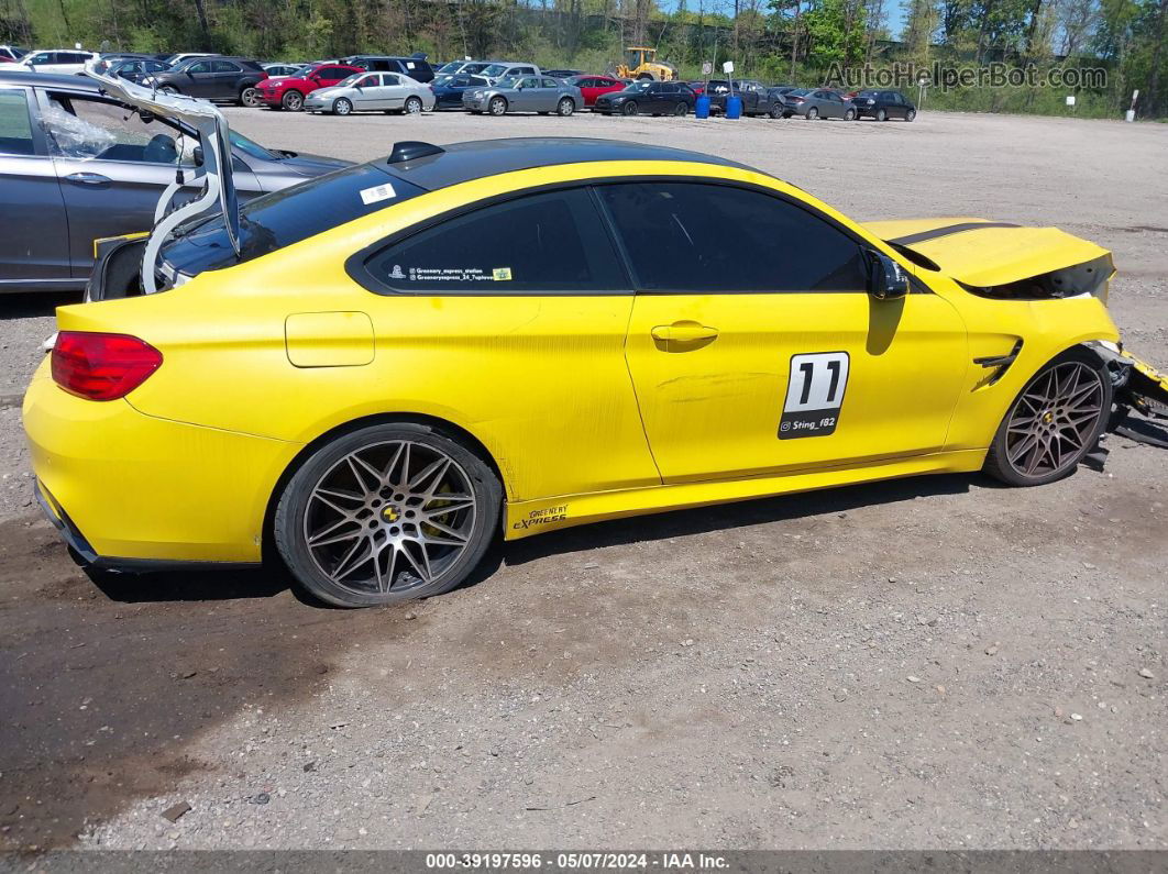 2015 Bmw M4   Yellow vin: WBS3R9C50FK329771