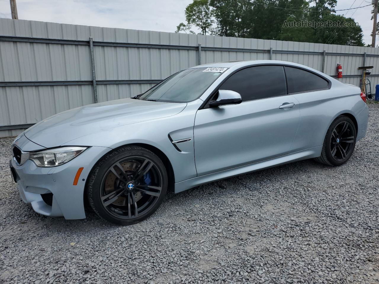 2015 Bmw M4  Silver vin: WBS3R9C50FK331858