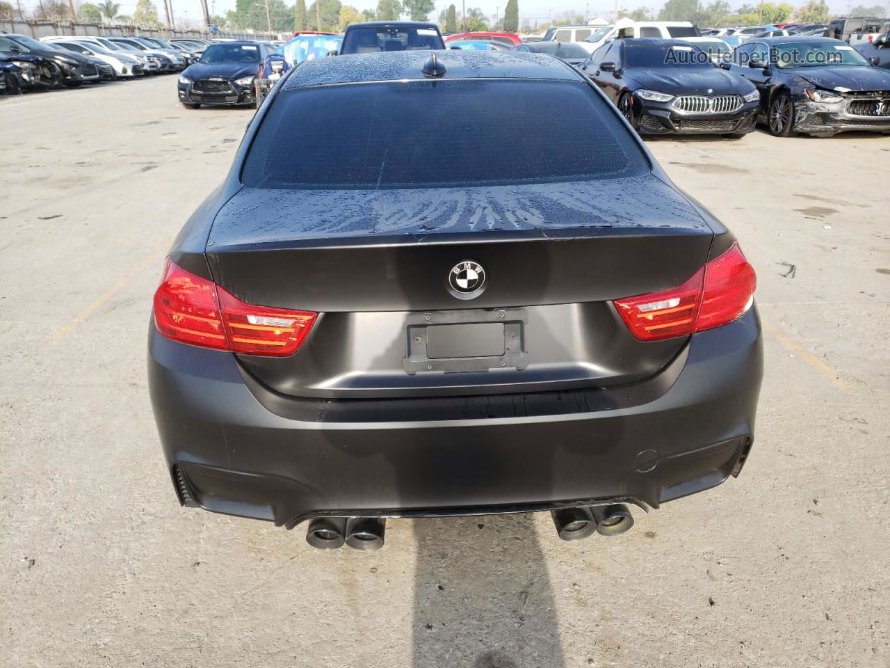 2015 Bmw M4  Black vin: WBS3R9C50FK332394