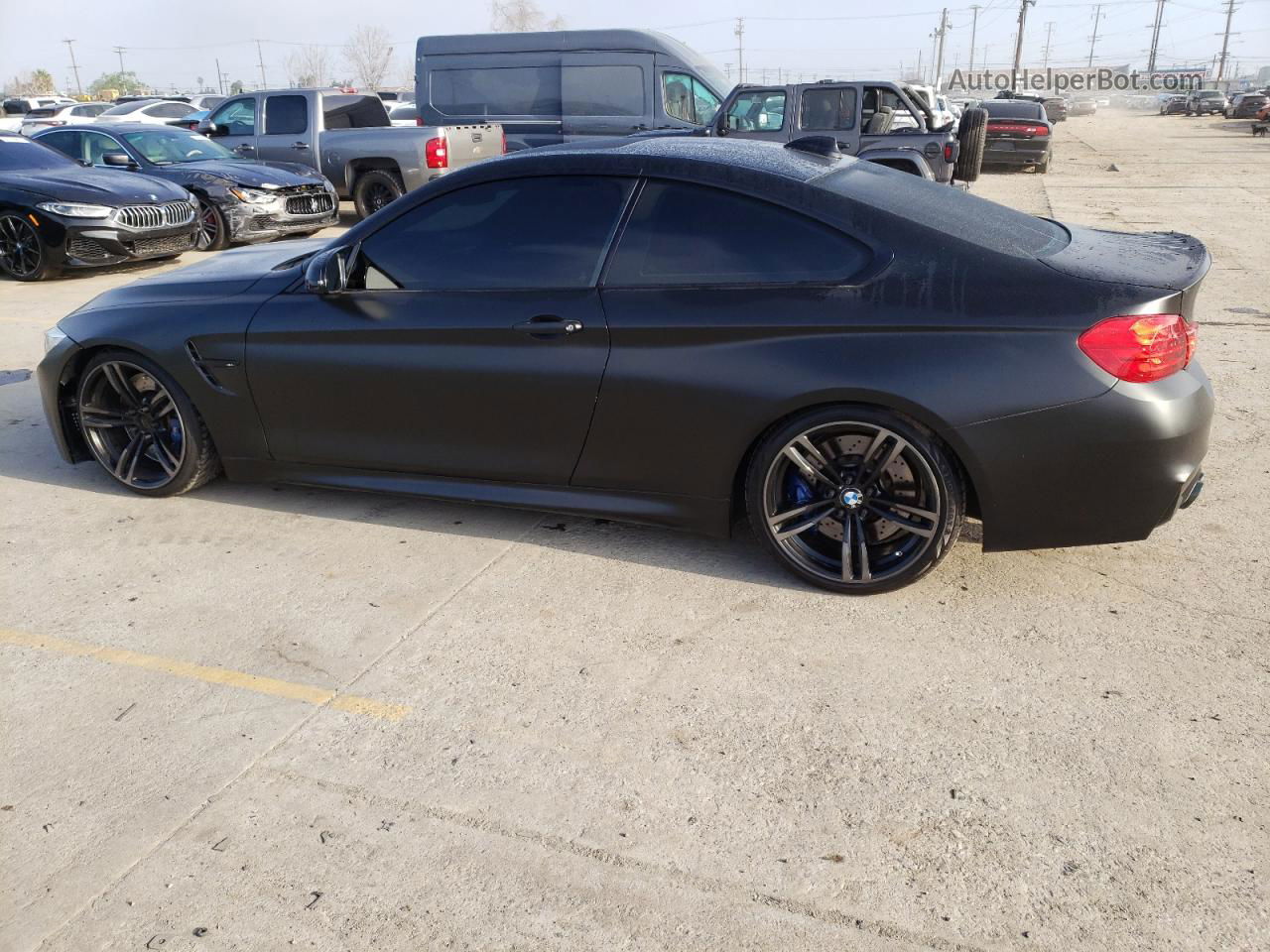 2015 Bmw M4  Black vin: WBS3R9C50FK332394