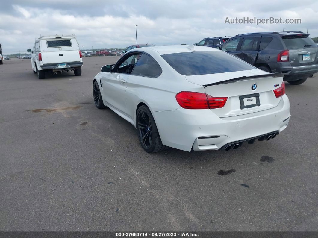 2015 Bmw M4   White vin: WBS3R9C50FK332475