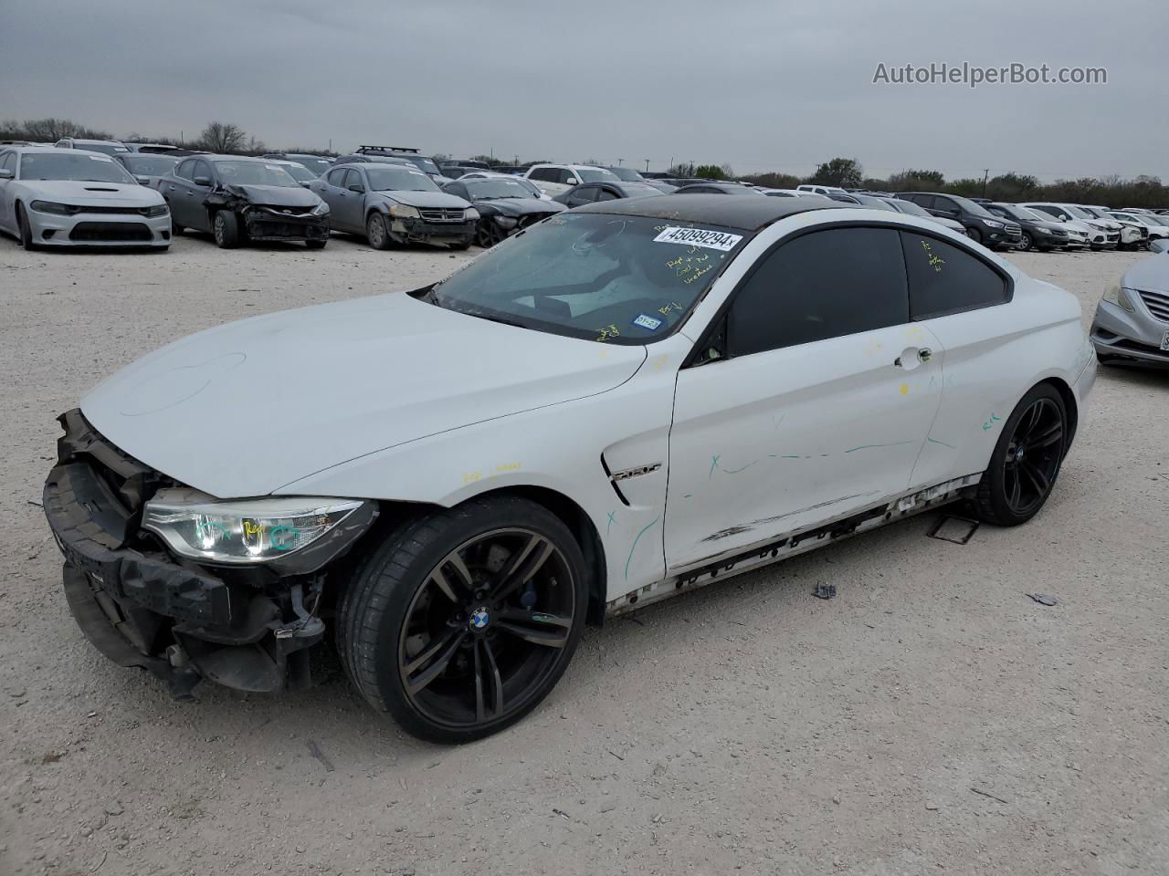 2015 Bmw M4  Black vin: WBS3R9C50FK335358