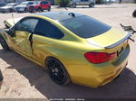 2016 Bmw M4   Yellow vin: WBS3R9C50GK708139