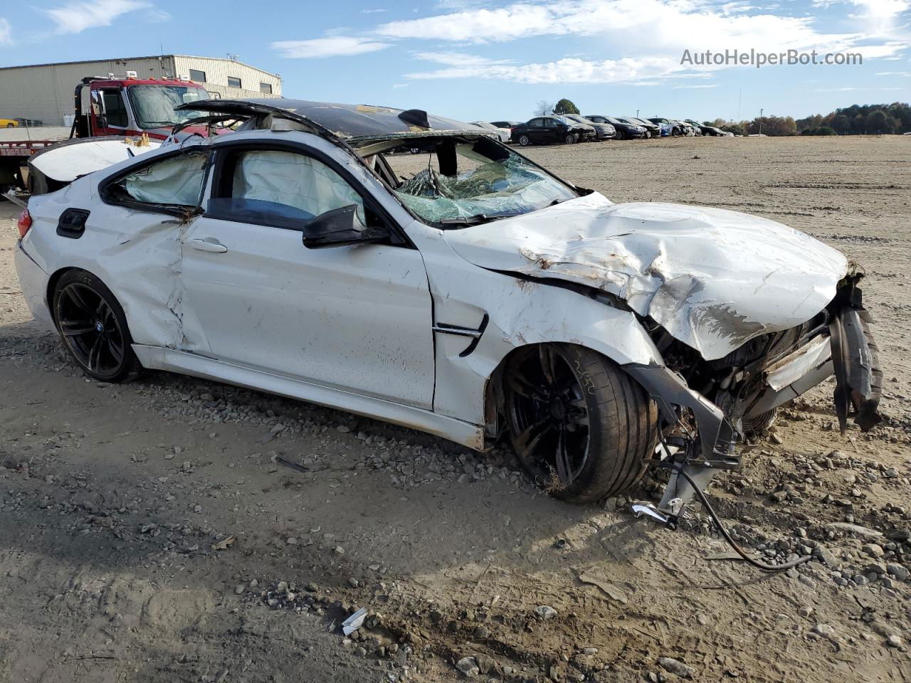 2016 Bmw M4  Белый vin: WBS3R9C50GK708481