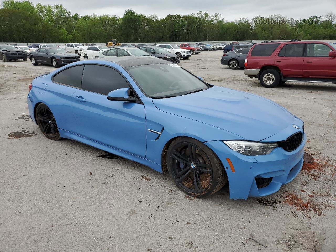 2015 Bmw M4  Blue vin: WBS3R9C51FF708741