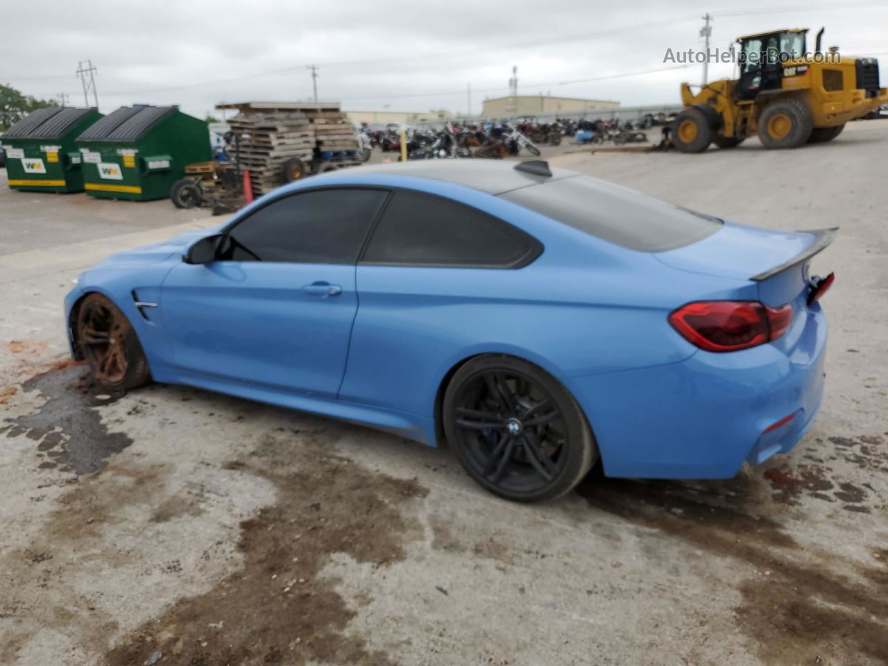 2015 Bmw M4  Синий vin: WBS3R9C51FF708741