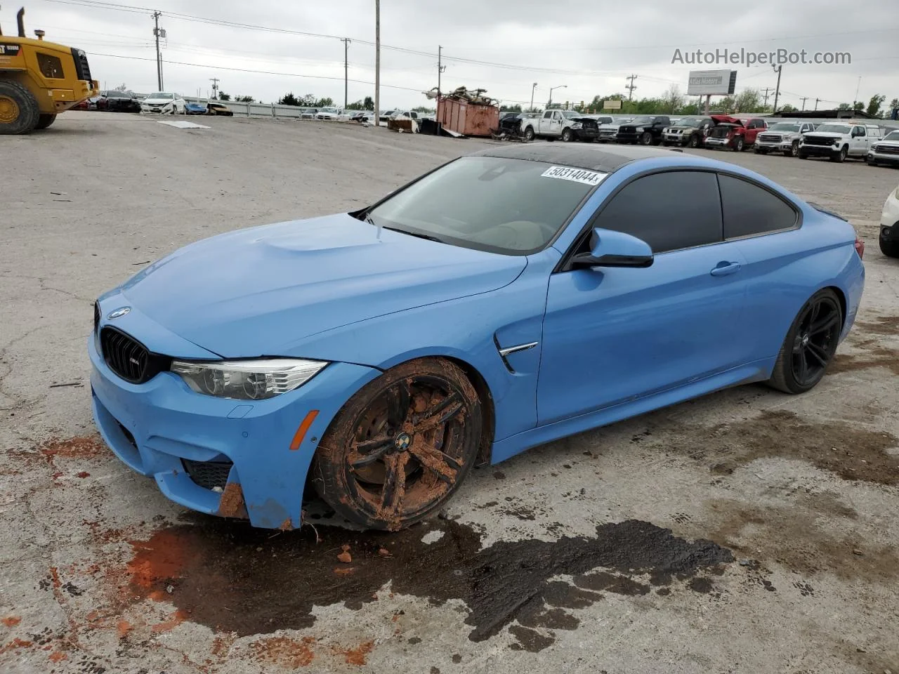 2015 Bmw M4  Blue vin: WBS3R9C51FF708741