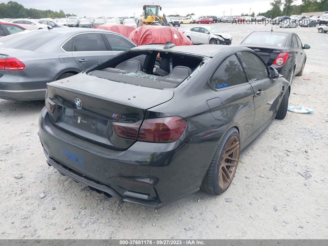 2015 Bmw M4 Black vin: WBS3R9C51FK329424