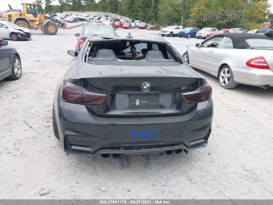 2015 Bmw M4 Black vin: WBS3R9C51FK329424