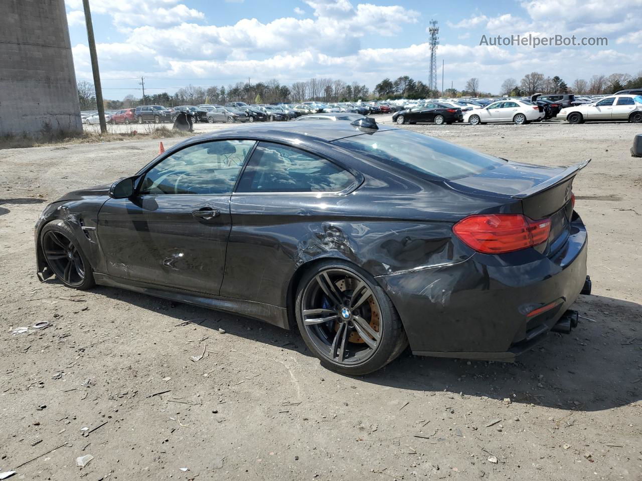 2015 Bmw M4  Black vin: WBS3R9C51FK330475