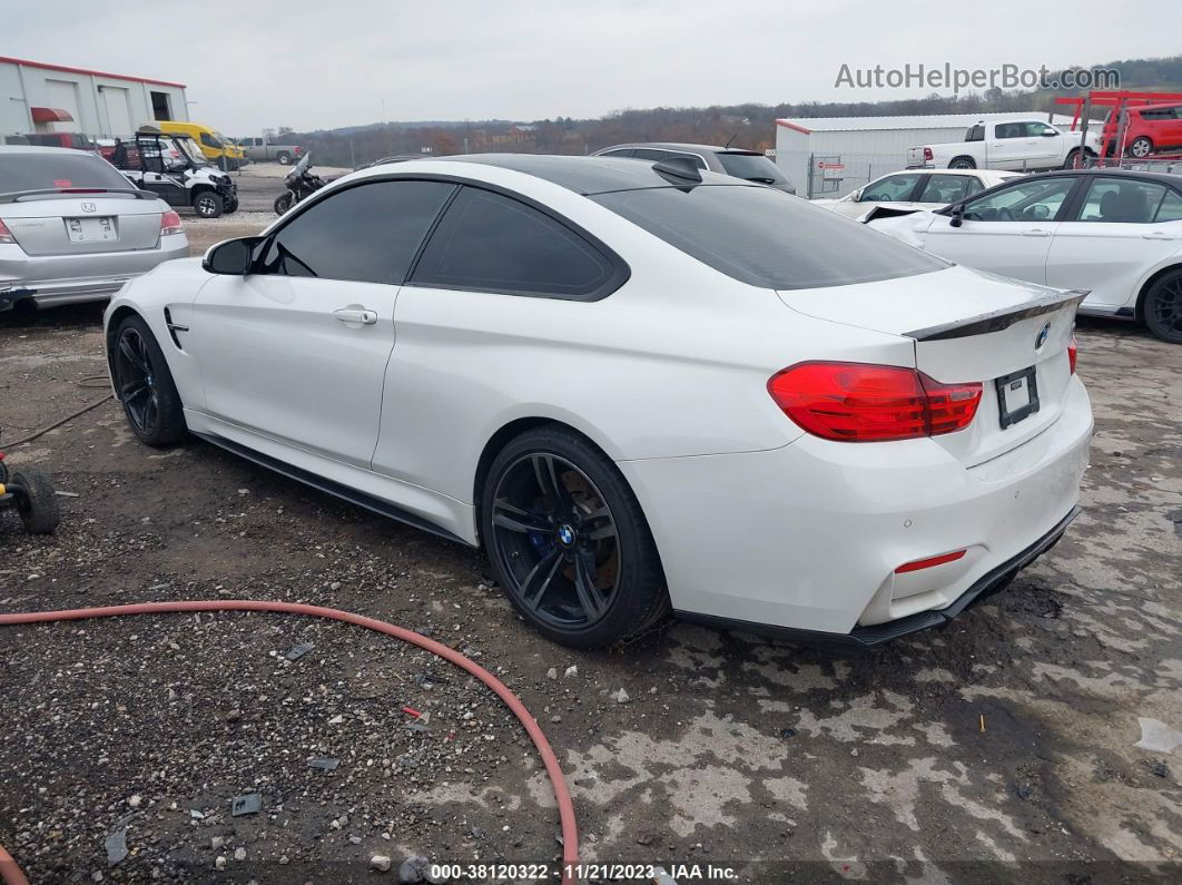 2015 Bmw M4 White vin: WBS3R9C51FK335496