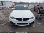 2015 Bmw M4 White vin: WBS3R9C51FK335496