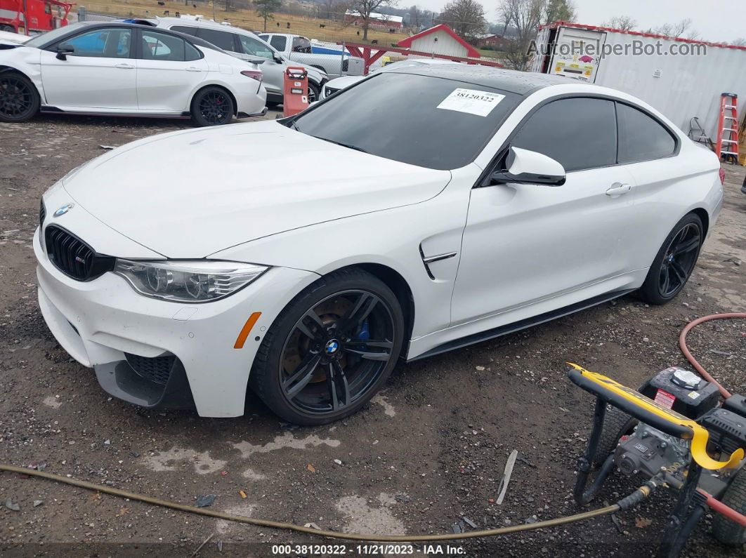 2015 Bmw M4 White vin: WBS3R9C51FK335496