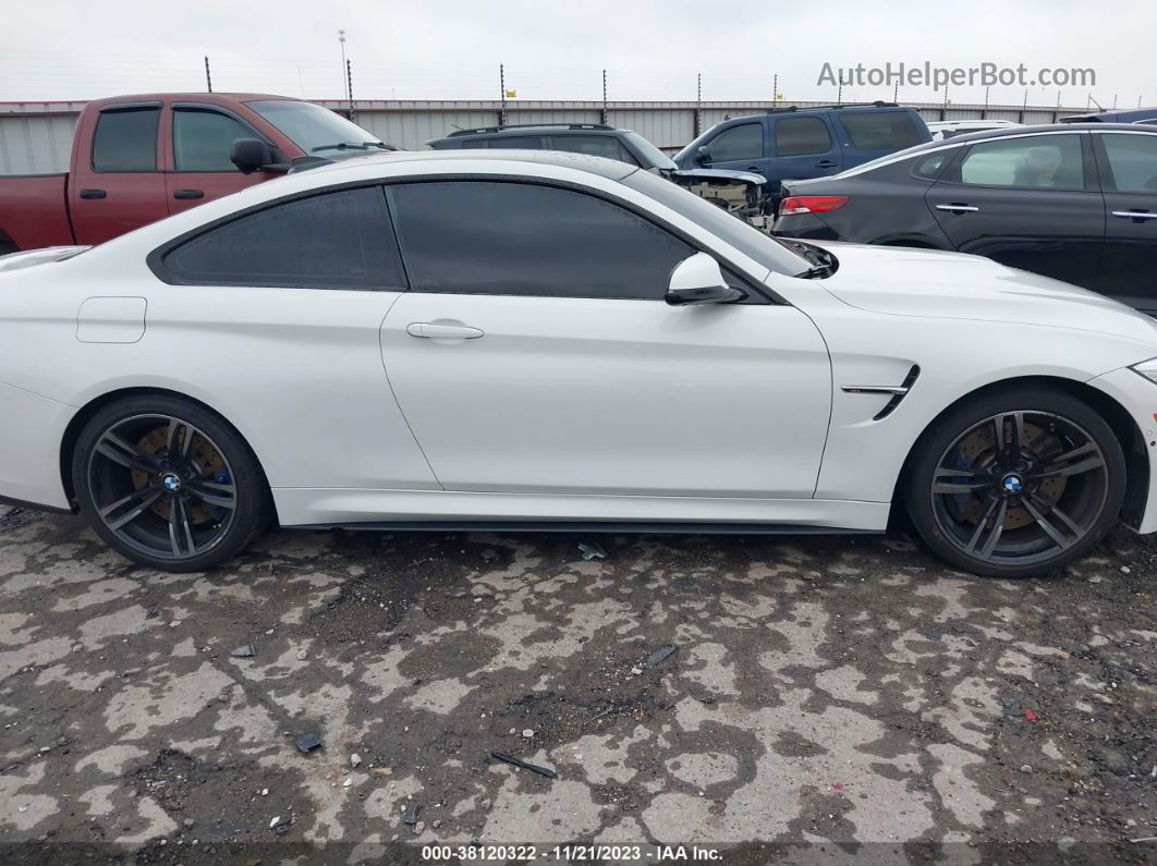 2015 Bmw M4 White vin: WBS3R9C51FK335496