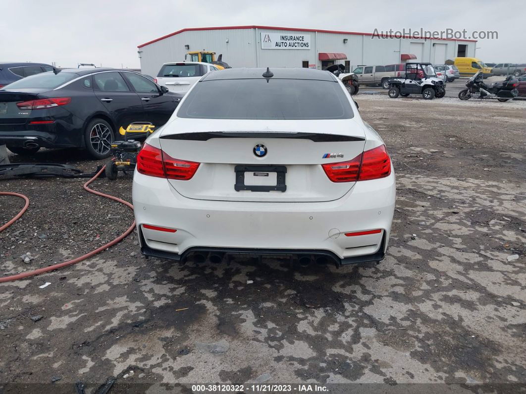 2015 Bmw M4 White vin: WBS3R9C51FK335496