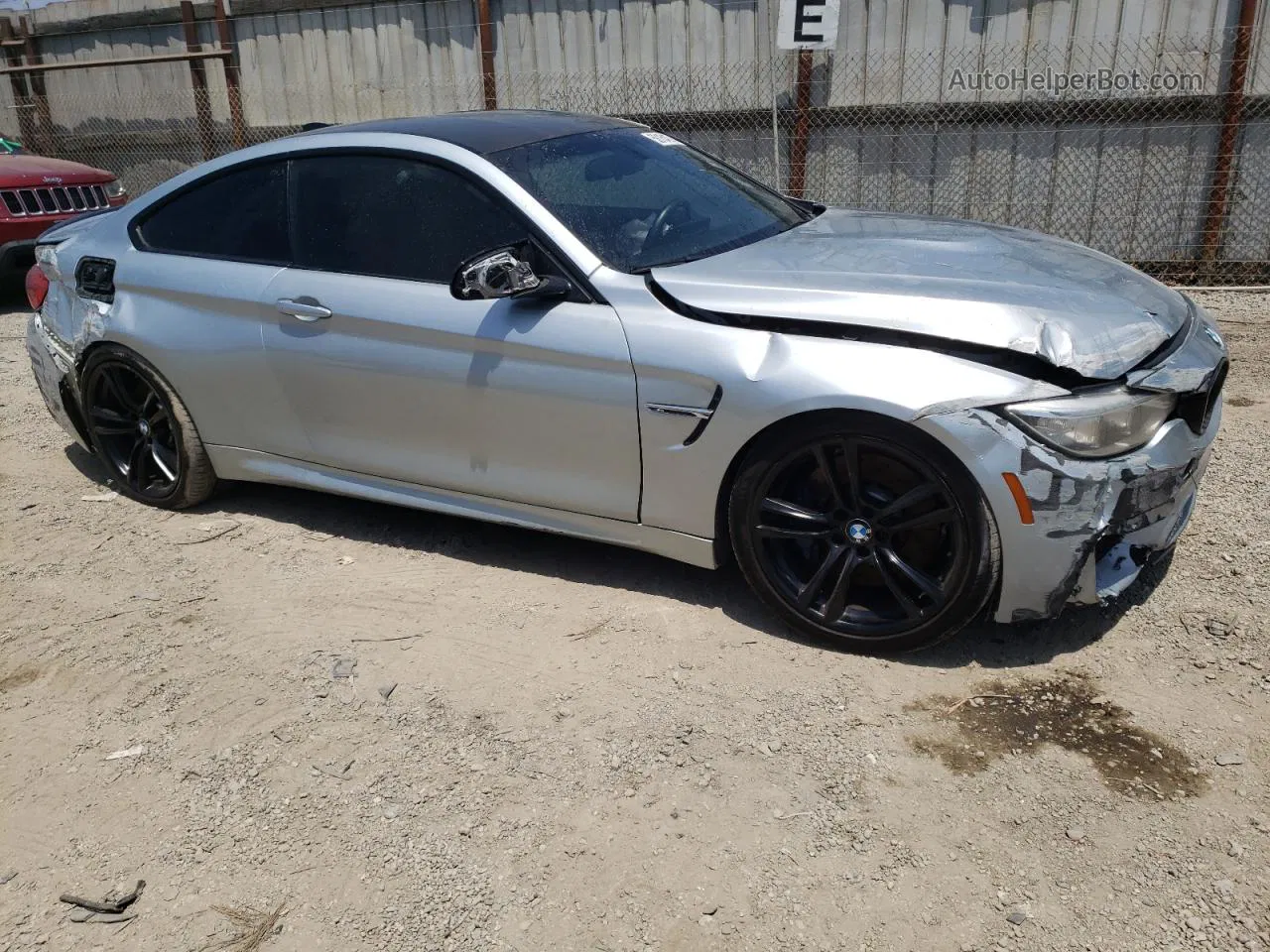 2016 Bmw M4  Silver vin: WBS3R9C51GK336469