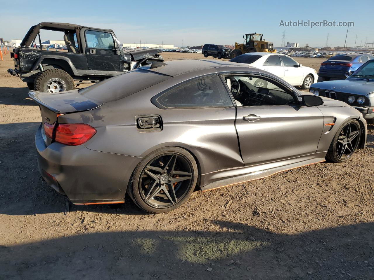 2016 Bmw M4  Gray vin: WBS3R9C51GK336746