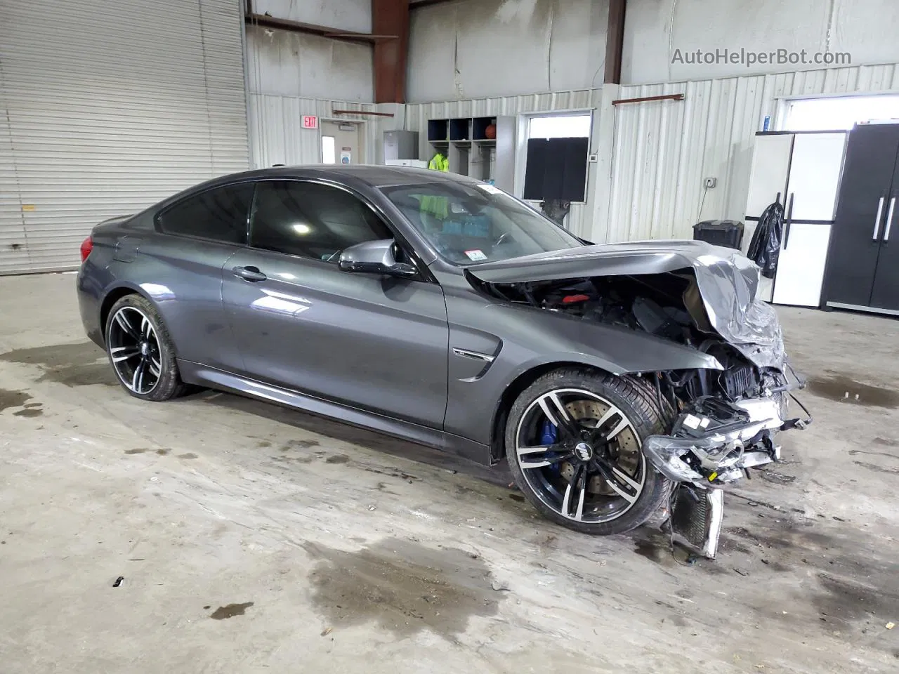 2016 Bmw M4  Charcoal vin: WBS3R9C51GK338058