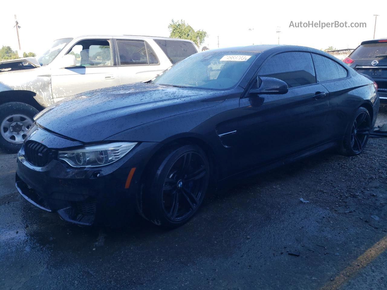 2015 Bmw M4  Black vin: WBS3R9C52FK329416