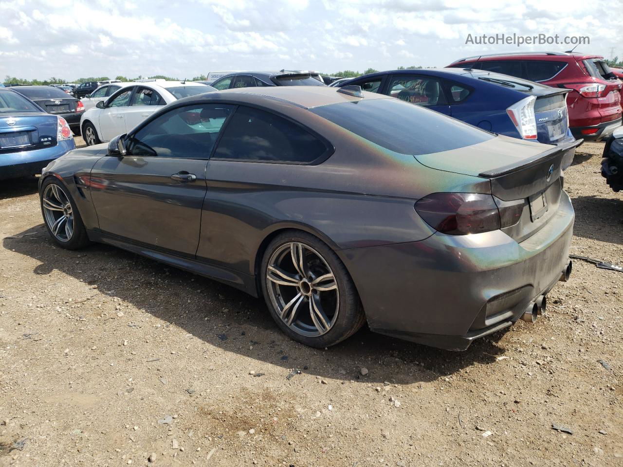 2015 Bmw M4  Gray vin: WBS3R9C52FK330453