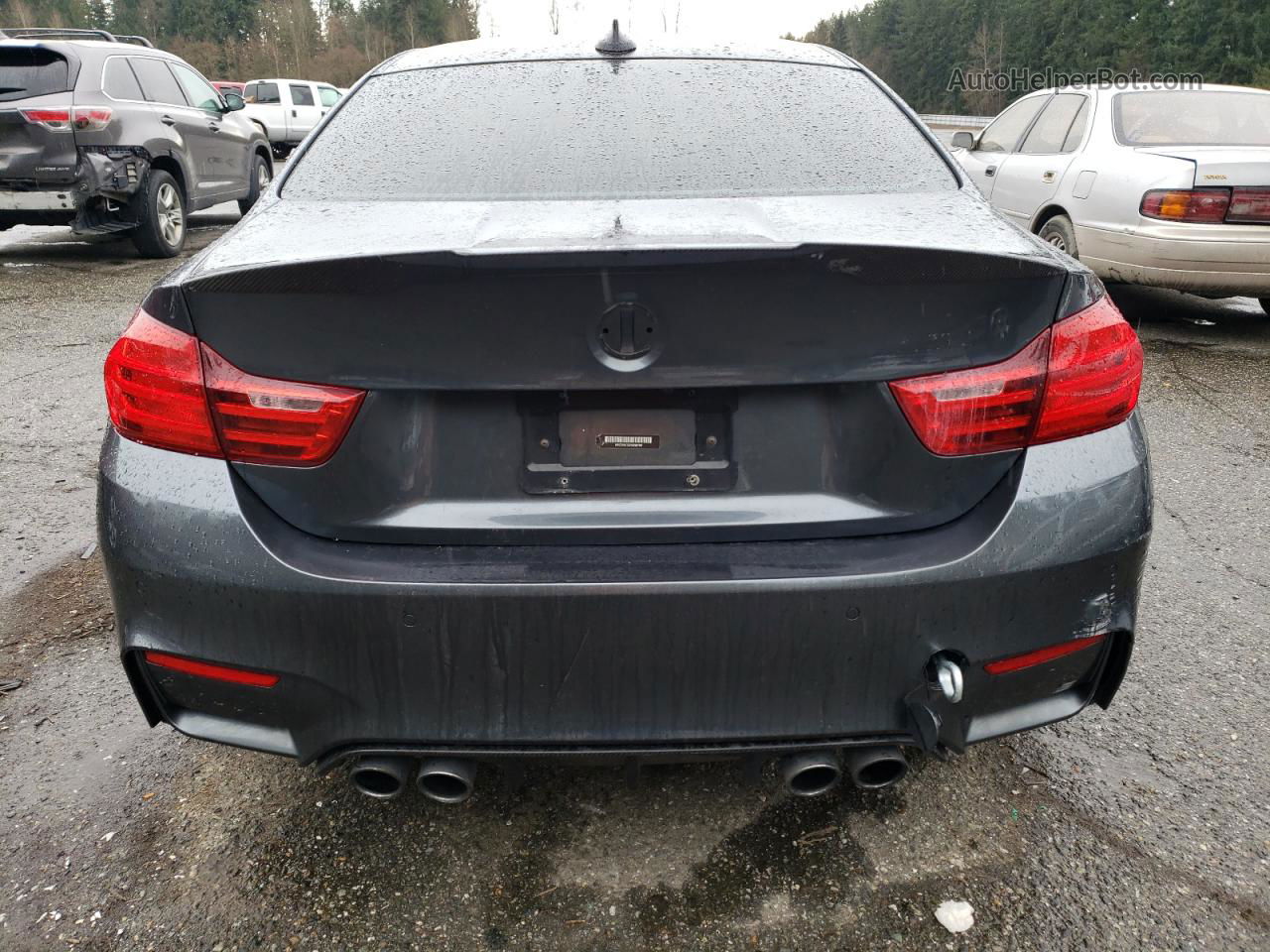 2015 Bmw M4  Gray vin: WBS3R9C52FK330792