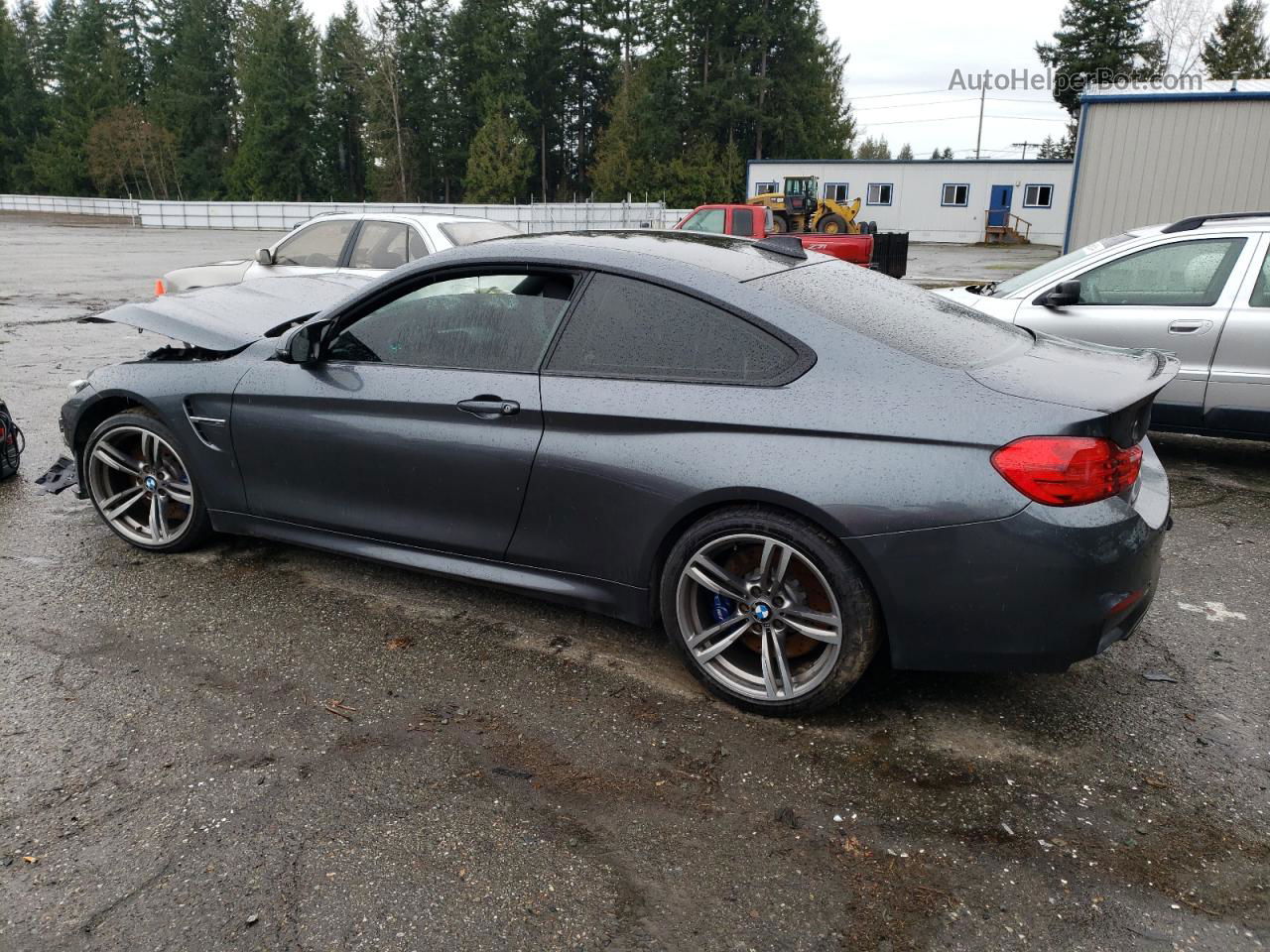 2015 Bmw M4  Gray vin: WBS3R9C52FK330792