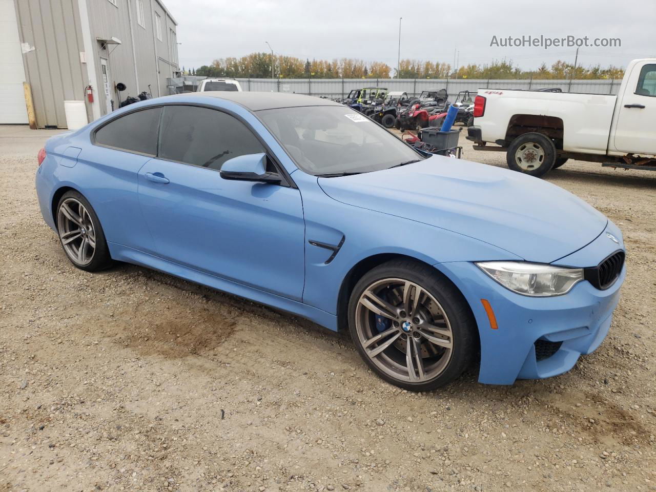 2015 Bmw M4  Blue vin: WBS3R9C52FK331344