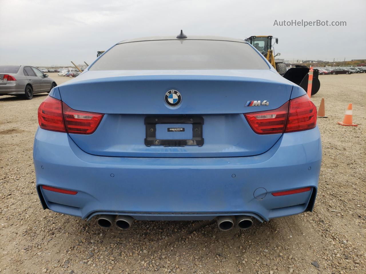 2015 Bmw M4  Blue vin: WBS3R9C52FK331344