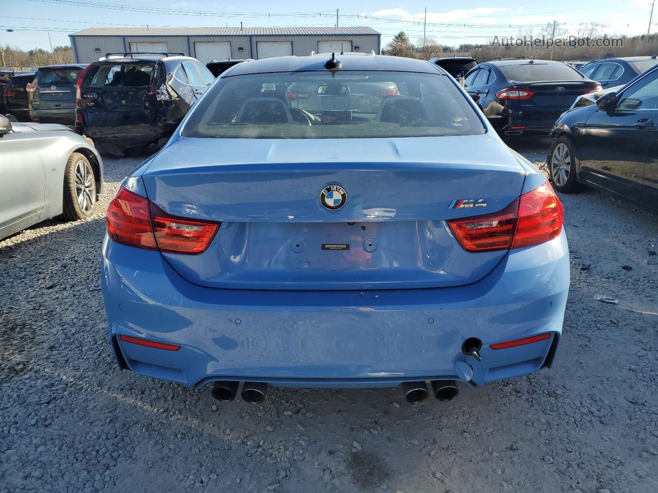 2015 Bmw M4  Blue vin: WBS3R9C52FK332073