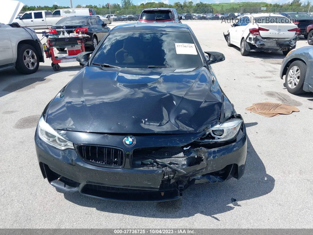 2015 Bmw M4 Base (m6) Black vin: WBS3R9C52FK332381